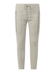 Schlupfhose mit Stretch-Anteil Modell 'Future' von MAC Beige - 43