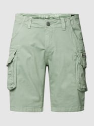 Bermudas mit Cargotaschen Modell 'CREW' von Alpha Industries Grün - 39