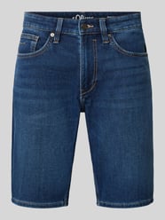 Szorty jeansowe o kroju regular fit z mieszanki bawełny od s.Oliver RED LABEL - 30