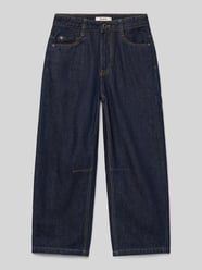 Loose fit jeans met logopatch van Garcia - 33