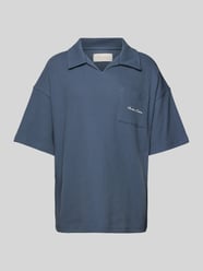 Koszulka polo o kroju oversized z nadrukiem z logo od ANOTHER COTTON LAB - 46