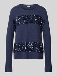 Gebreide pullover met pailletten, model 'LISA' van Brax - 26