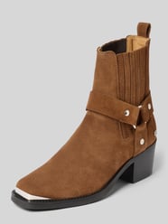 Boots aus Rindsnappa mit Metallkappe von Anine Bing - 31