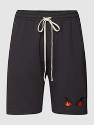 Korte broek met labeldetails, model 'AGUSTO' van Ellesse Zwart - 45