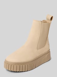 Chelsea Boots aus echtem Leder von Tamaris Beige - 25