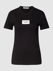 T-Shirt mit Label-Print von Calvin Klein Jeans Schwarz - 26