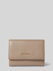 Portemonnaie mit Label-Detail Modell 'METALLIC SOFT' von Coccinelle Beige - 3