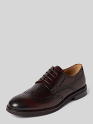 Budapester van leer met label in reliëf model 'UMMA' van CG – CLUB of GENTS - 4
