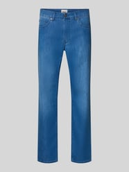 Jeansy w efekcie znoszenia o kroju regular fit Model 'Cadiz' od Brax - 7