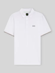 Slim Fit Poloshirt mit Tennisball-Prägung Modell 'PL_TOC GAME1' von BOSS Green - 33