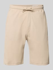 Relaxed Fit Sweatshorts aus Baumwoll-Mix von s.Oliver RED LABEL Beige - 9