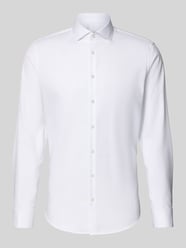 Koszula biznesowa o kroju slim fit z diagonalu od Jake*s - 18