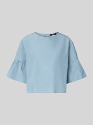 Top bluzkowy o skróconym kroju z dodatkiem bawełny model 'BREAK' od Weekend Max Mara - 46