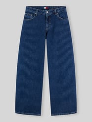 Wide Leg Jeans aus reiner Baumwolle mit Nadelstreifen von Tommy Jeans - 18