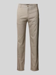 Slim Fit Chino mit Paspeltaschen am Gesäß Modell 'LIAM' von Matinique Beige - 3