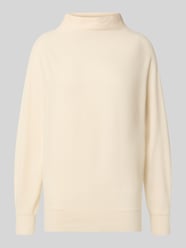 Sweter z dzianiny z mieszanki wiskozy ze wzorem ze stójką od zero - 48