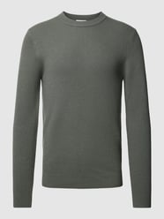 Strickpullover in Melange-Optik von Profuomo Grün - 6