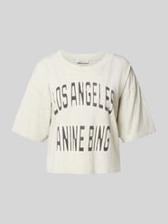 Oversized T-Shirt mit Logo-Print von Anine Bing - 8