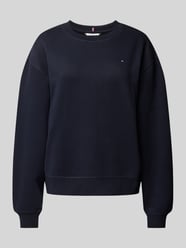 Sweatshirt met labelstitching en ronde hals van Tommy Hilfiger - 36