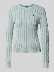 Strickpullover mit Zopfmuster Modell 'JULIANNA' von Polo Ralph Lauren - 8