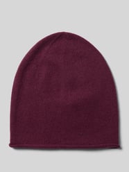 Kasjmiermuts met rolzoom van Christian Berg Woman Bordeaux - 25