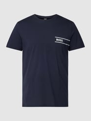 T-Shirt mit Label-Detail von BOSS Blau - 25