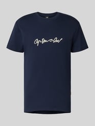 T-shirt z nadrukiem z logo i okrągłym dekoltem od G-Star Raw - 45