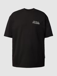 Oversized T-Shirt mit Label-Print von Pegador Schwarz - 29