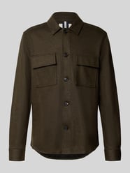 Regular Fit Hemdjacke mit Kentkragen und Brusttaschen von Profuomo - 18