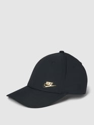 Czapka z daszkiem i detalem z logo od Nike Czarny - 5