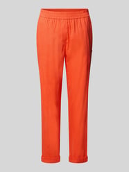 Stoffhose aus Leinen-Mix mit französischen Eingrifftaschen von Marc Cain - 48