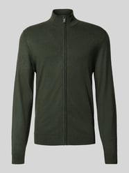 Slim Fit Strickjacke aus Viskose-Mix mit Reißverschluss von MCNEAL - 47