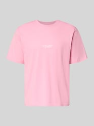 T-Shirt mit Logo und Rundhalsausschnitt von JACK & JONES Pink - 42