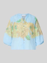 Regular Fit Bluse mit V-Ausschnitt und 3/4-Arm von Rich & Royal - 14