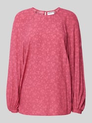 Blusenshirt mit Rundhalsausschnitt von Jake*s Casual Rosa - 37