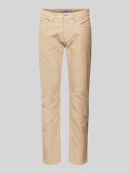 Tapered Fit Cordhose Modell 'Lyon' von Pierre Cardin Beige - 5