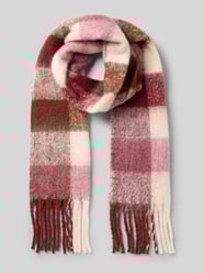 Sjaal met wol en koordjes van Jake*s Casual Bordeaux - 4