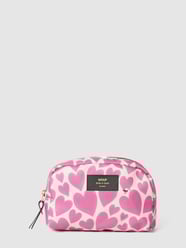 Kosmetiktasche mit Label-Patch Modell 'Pink Love' von WOUF Pink - 32