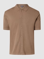 Regulier fit vrijetijdsoverhemd met korte mouw van Esprit Collection Beige - 14