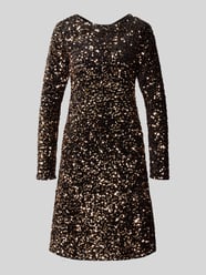 Knielanges Kleid mit Pailletten von Christian Berg Woman Selection - 4