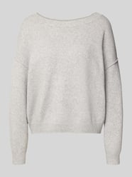 Gebreide pullover met diepe boothals van Review - 24