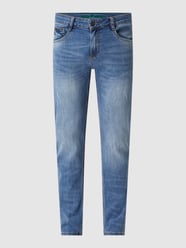 Slim Fit Jeans mit Stretch-Anteil Modell 'David' von Blue Monkey Blau - 27