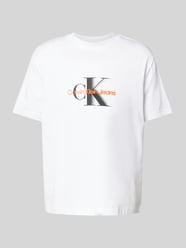 T-shirt met labelprint en ronde hals van Calvin Klein Jeans - 29