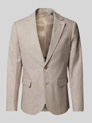 Slim Fit 2-Knopf-Sakko aus Leinen-Mix Modell 'George' von Matinique Beige - 11