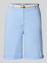 Bermudy chinosy z paskiem od Christian Berg Woman - 8