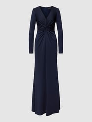 Abendkleid mit Raffungen Modell 'NADIRA' von Lauren Ralph Lauren Blau - 23