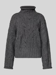 Strickpullover mit Lochmuster von Liu Jo White - 33