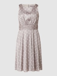 Cocktailkleid aus Polka Dots von Christian Berg Cocktail Beige - 17