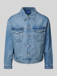 Jeansjacke mit Label-Badge Modell 'Dex' von Hugo Blue - 2