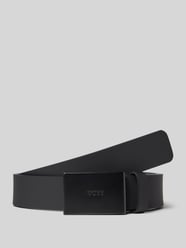 Riem van echt runderleer, 'TION -GOM' van BOSS - 35